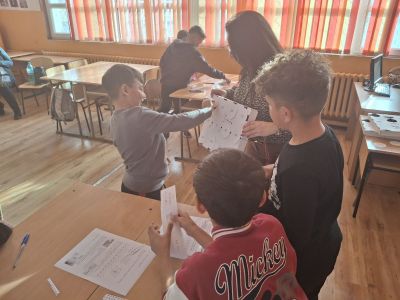 Открит урок на тема- "Умножение на едноцифрено с кръгло двуцифрено число от типа 2х40" с учениците от III "г" клас - ОУ Христо Ботев - Бургас, Победа