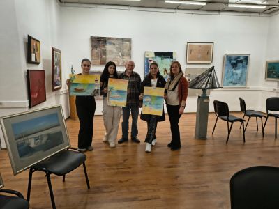 Участие в Арт ателиета в художествената галерия "Петко Задгорски" - ОУ Христо Ботев - Бургас, Победа