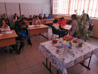 Открито занятие тна тема ,,Великден"" по Общински проект на групата, Традиции, занаяти и фолклор на етносите" - ОУ Христо Ботев - Бургас, Победа