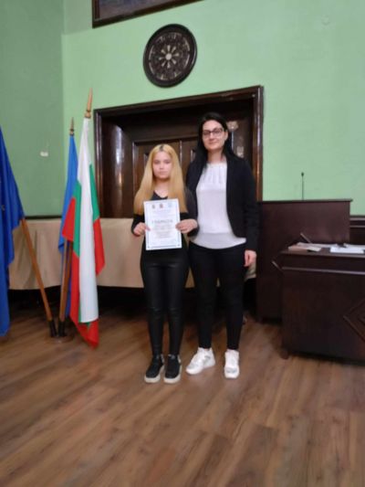 НК с международно участие за рисунка и литературна творба посветен на 3-ти март „146 години от Освобождението на България от Османско робство“ - ОУ Христо Ботев - Бургас, Победа